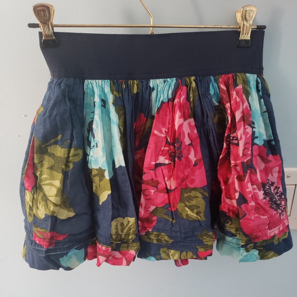Abercrombie Floral Mini Skirt